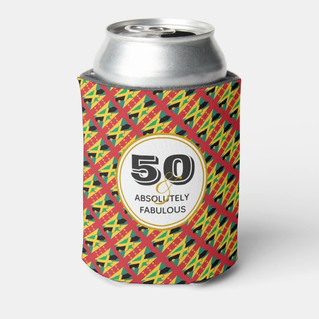 50 Absolutely Fabulous JAMAICA  GRENADA Monogram Can Cooler (Can Back)