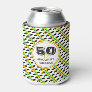 50 Absolutely Fabulous JAMAICAN Monogram Can Cooler