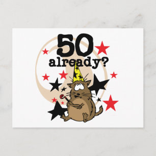 50 Already Birthday Postcard