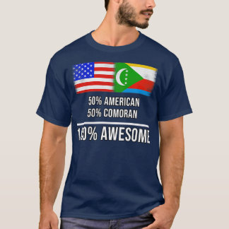 50 American 50 Comoran 100 Awesome Gift for Comora T-Shirt