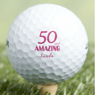 50 and Amazing Mother in Law Gift – 50th Birthday Golf Balls