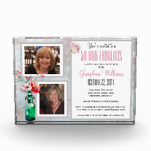 50 and Fab KEEPSAKE 50th Birthday Party