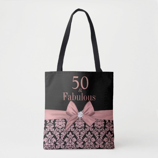 50 and fabulous | 50th Birthday birthday party Tote Bag (Front)