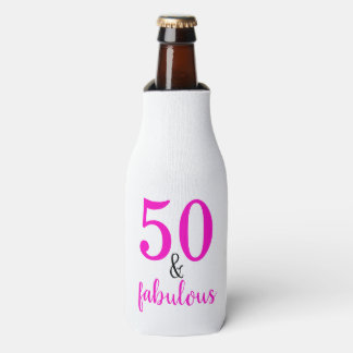 50 and Fabulous 50th Birthday Gifts Ideas Bottle Cooler
