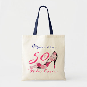 50 And Fabulous 50th Birthday Tote Bag