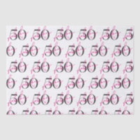 50 and fabulous 50th birthday vibrant pink