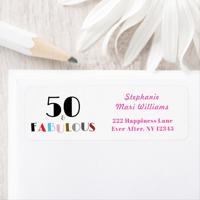 50 and Fabulous Art Deco 50th Birthday Address  (Insitu)