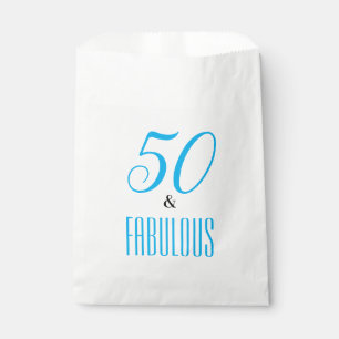 50 And Fabulous Birthday customise Party Favour Ba Favour Bags