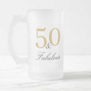 50 and Fabulous Birthday Mug