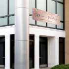 50 and Fabulous birthday rose gold blush glitter