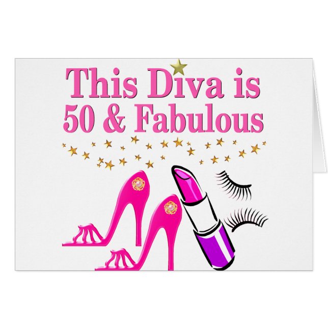 50 AND FABULOUS DIVA (Front Horizontal)