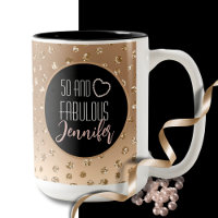 50 and Fabulous Glam Chic Girly Gold Black Blush