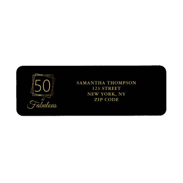 50 and Fabulous Gold  (Front)