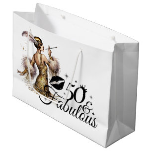 50 And Fabulous Large Gift Bag