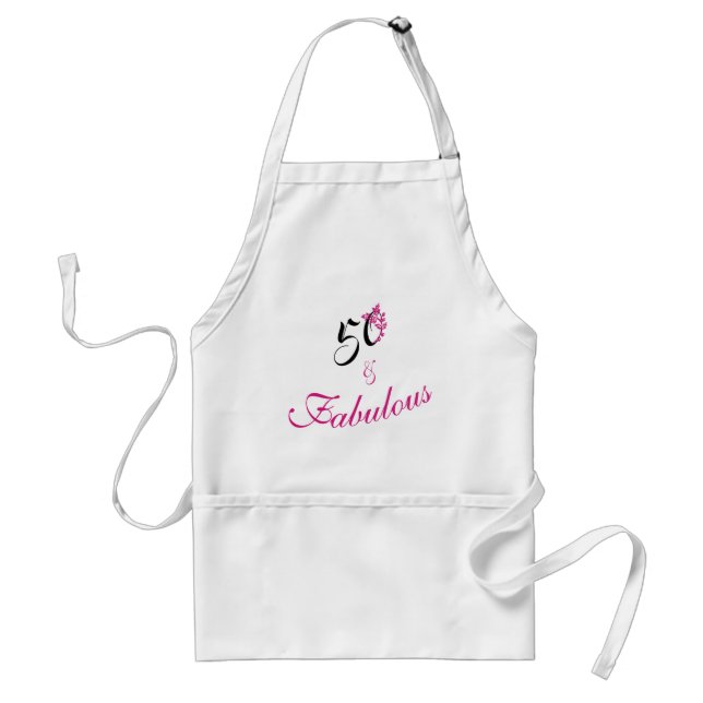 50 and Fabulous Standard Apron (Front)