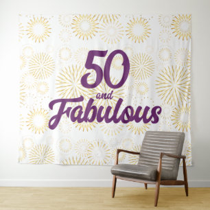 50 and Fabulous Tapestry
