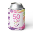 50 and Far Out Cool Groovy Tie Dye 50th Birthday