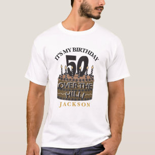 50 and Over The Hill Party - 50th Birthday T-Shirt