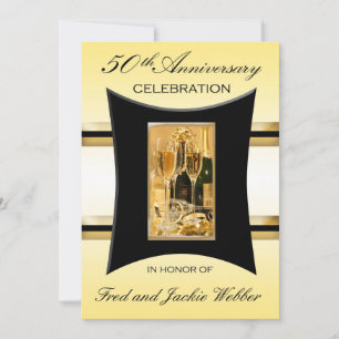 50 Anniversary Party Invitations
