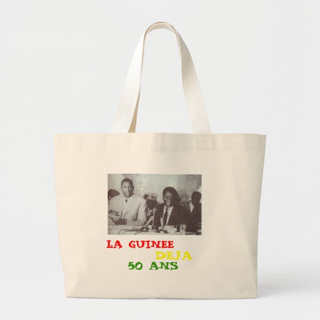 50 ans d'INDEPENDANCE Large Tote Bag (Front)