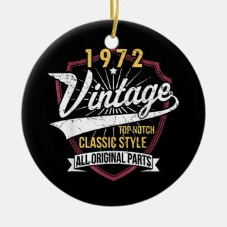 50 Birthday 1972 Limited Edition Ceramic Tree Decoration