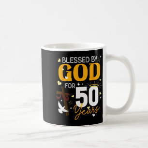 50 Birthday Blessed By God For 50 Years Old 50th B Coffee Mug