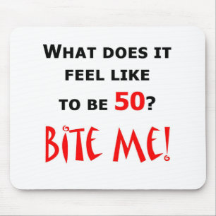 50 Bite Me! Mouse Mat