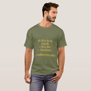 50 Cal Ammo Can Looking T Shirt - GunRights4Illino