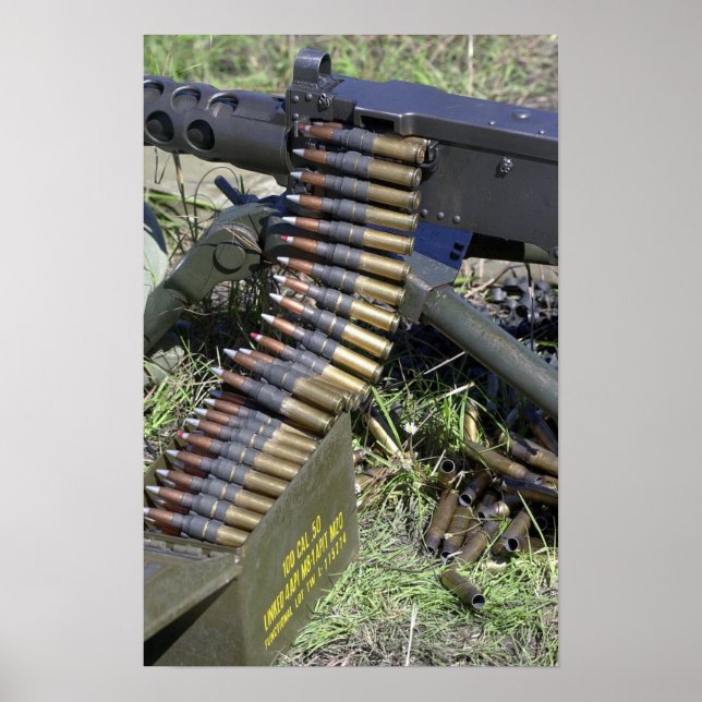 .50 Cal Machine Gun Poster (Front)