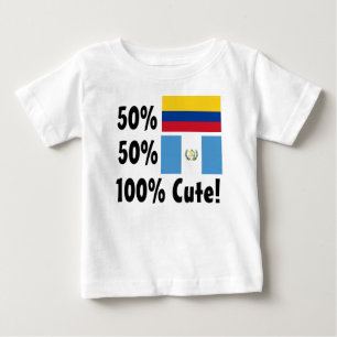 50% Colombian 50% Guatemalan 100% Cute Baby T-Shirt