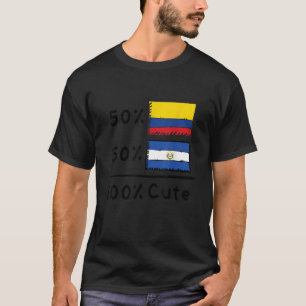 50 Colombian Plus 50 Salvadorian Equals 100 Cute F T-Shirt