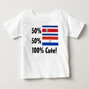 50% Costa Rican 50% Paraguayan 100% Cute Baby T-Shirt