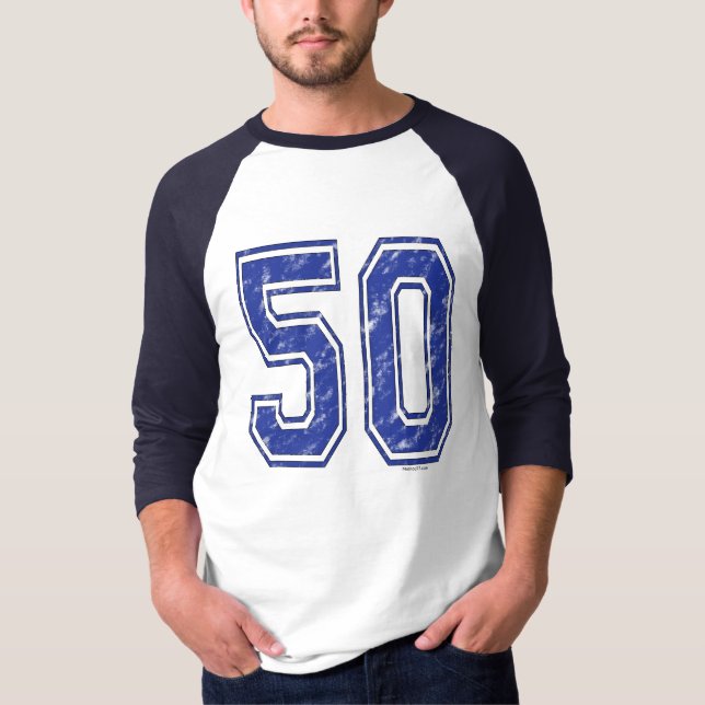 50 Custom Jersey T-Shirt (Front)