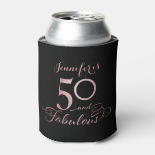 50 Fabulous Birthday Can Cooler