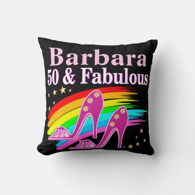 50 & FABULOUS DIVA CUSHION (Front)