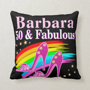 50 & FABULOUS DIVA CUSHION
