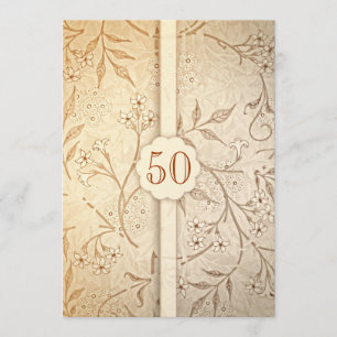 50 golden wedding anniversary invitations