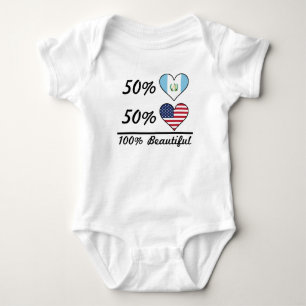 50% Guatemalan 50% American 100% Beautiful Baby Bodysuit