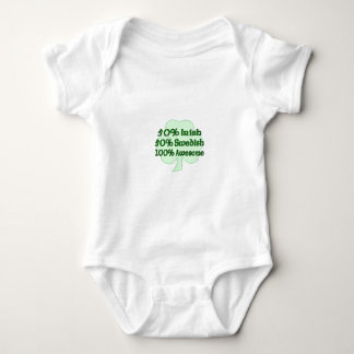 50% Irish 50% Swedish 100% Awesome Baby Bodysuit