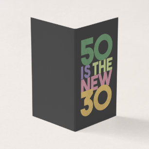 50 is the New 30 - 50th Birthday Gift Essential