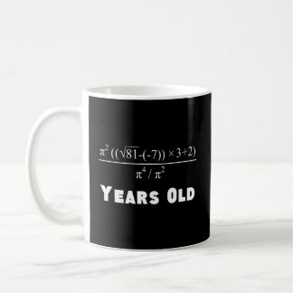 50 Math Equation 50Th Coffee Mug