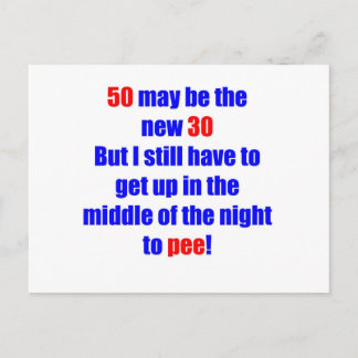 50 new 30 postcard