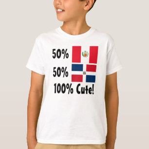 50% Peruvian 50% Dominican 100% Cute T-Shirt