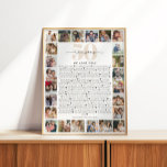 50 Reasons We Love You Photo Collage Keepsake Gift Poster<br><div class="desc">50 Reasons We Love You Photo Collage Poster | Customizable Photo Collage Celebrate a loved one with this heartfelt 50 Reasons We Love You poster—perfect for milestone birthdays, anniversaries, or just to show how much they’re cherished. This elegant and fully customizable design lets you personalize each of the 50 reasons...</div>
