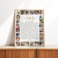 50 Reasons We Love You Photo Collage Keepsake Gift