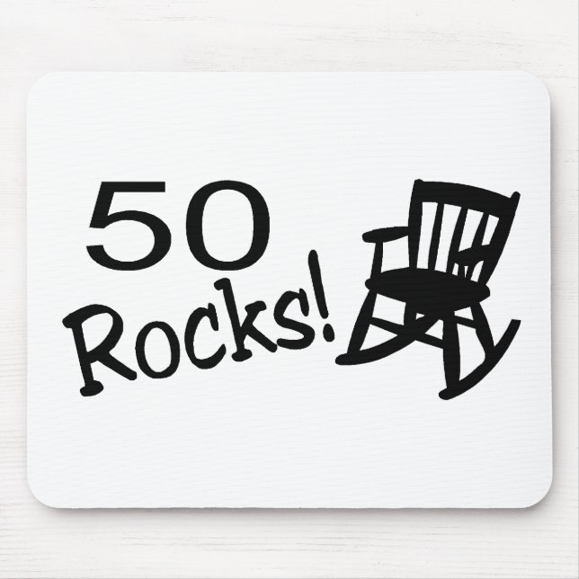 50 Rocks (Rocker) Mouse Mat (Front)