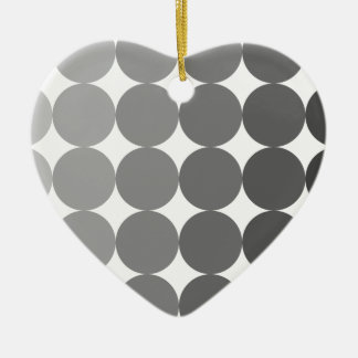 50 Shades of Grey Circles Ceramic Tree Decoration