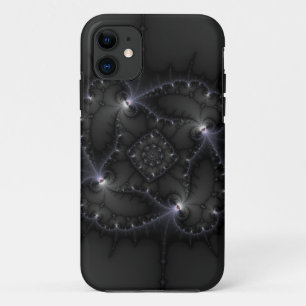 50 Shades Of Grey - Fractal Art iPhone 11 Case