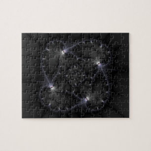50 Shades Of Grey - Fractal Art Jigsaw Puzzle