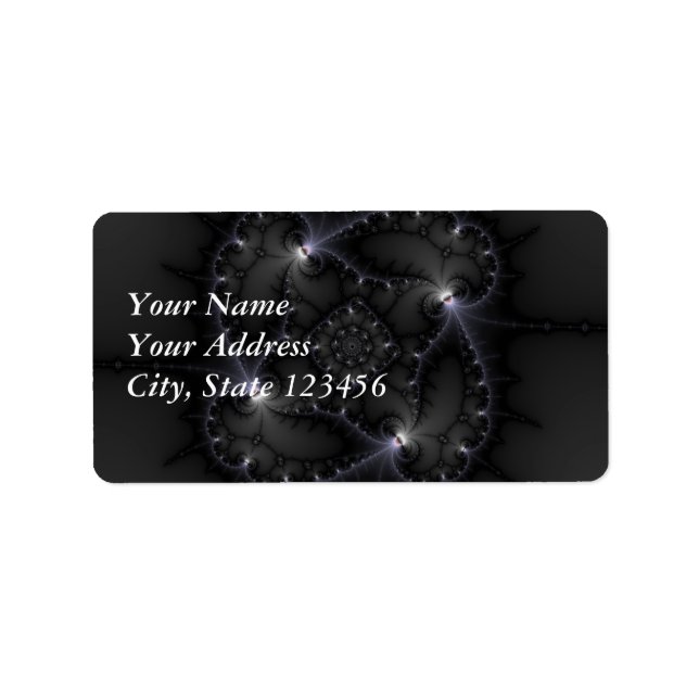 50 Shades Of Grey - Fractal Art Label (Front)